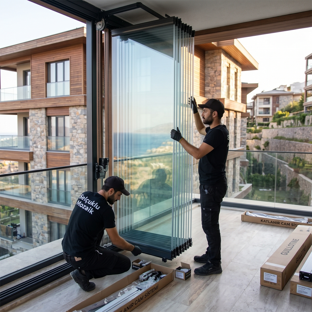 Katlanır cam balkon